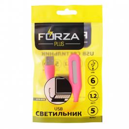 FORZA USB светильник, 169х18х9мм, 6LED, 5V, 1,2W, 5 цветов