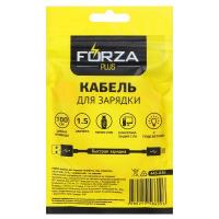 FORZA Кабель для зарядки Micro USB, Конфетти, 1м, 1.5А, цветной с подсветкой